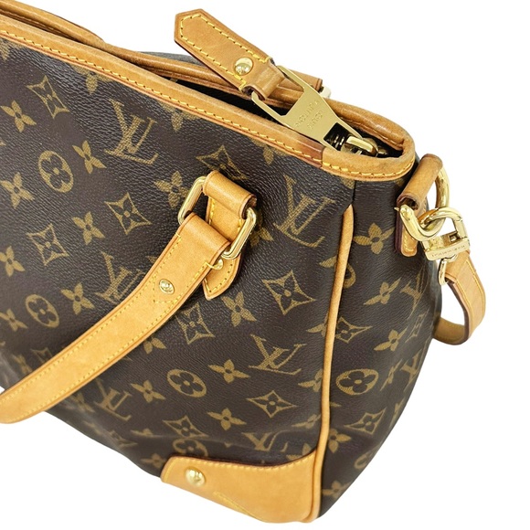 Louis Vuitton Estrela MM Tote Crossbody Handbag Monogram Brown Canvas - Picture 6 of 15